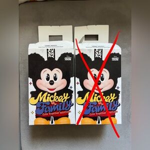 Popmart Disney Mickey Family Cute Together Keychain